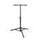 Black telescopic tripod stand for projector (double or single) 3S 2T adjustable height max. 2m | Silver Sanz