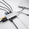 Silver HT Adaptador Type-C Logan HUB 13 en 1 | Silver Sanz