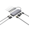 Silver HT Adaptador Type-C Logan HUB 13 en 1 | Silver Sanz