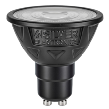 Dicroica GU10 NITRA 900lm 6.5W 5000K 38º CRi97 carcasa gris 25.000h | Silver Sanz