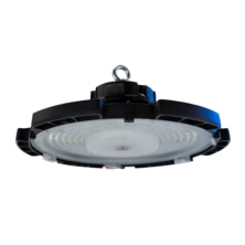 Projecteur PUNCH 5 MULTIPLEX 5G 3CCT, 185 lm/W + 3 puissances (200/150/100 W + 3 angles), 0-10 V, Ø 310 x 99,5 mm, IP65, 50 000 h | Silver Sanz