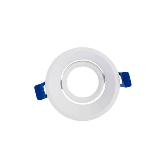 Cerceau circulaire Silver Electronics avec support BOLT, bascule blanc