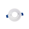 BOLT 6G anneau circulaire inclinable en aluminium blanc 98x55 coupe 85mm (GU10 non inclus) | Silver Sanz