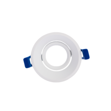 Silver Electronics Circular Hoop with BOLT Bracket White Rocker
