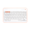 Clavier sans fil Silver HT Blanc + Pêche | Silver Sanz