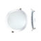 Silver Electronics Downlight GORT plano, redondo y empotrable 12W 3000K Plata | Silver Sanz