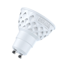 Ampoule multi-LED 4W GU10 230V 3000K Argent Electronique