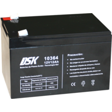 DSK Lead Acid Battery - 12V 12Ah Gel Technology