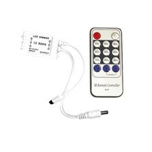 Contrôleur de couleur unique Silver Electronics avec commande de bouton pour bande LED