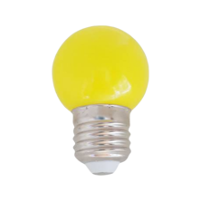 LED Esférica Amarillo 1W IP44 | Silver Sanz