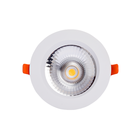 PLEX DOWNLIGHT 25W 3000K White | Silver Sanz