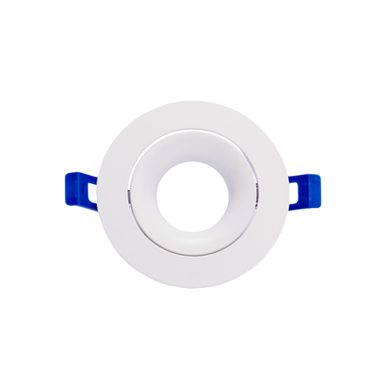 Silver Sanz Swing Hoop Talus White
