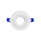 TALUS 6G white aluminum tilting circular ring 106x25 cut 95mm (GU10 not included) | Silver Sanz
