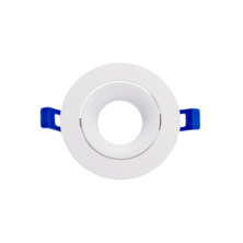 Silver Sanz Swing Hoop Talus White