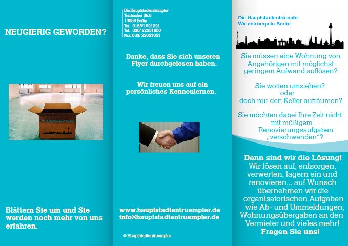 Die Hauptstadtentrümpler, Trarbacher str. in Berlin