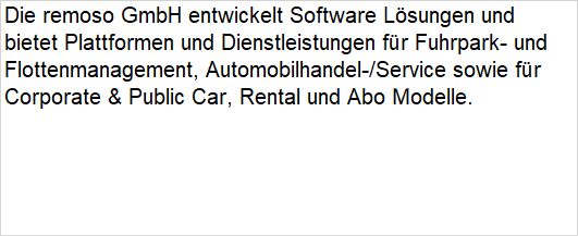 remoso GmbH, Zuppingerstraße in Ravensburg