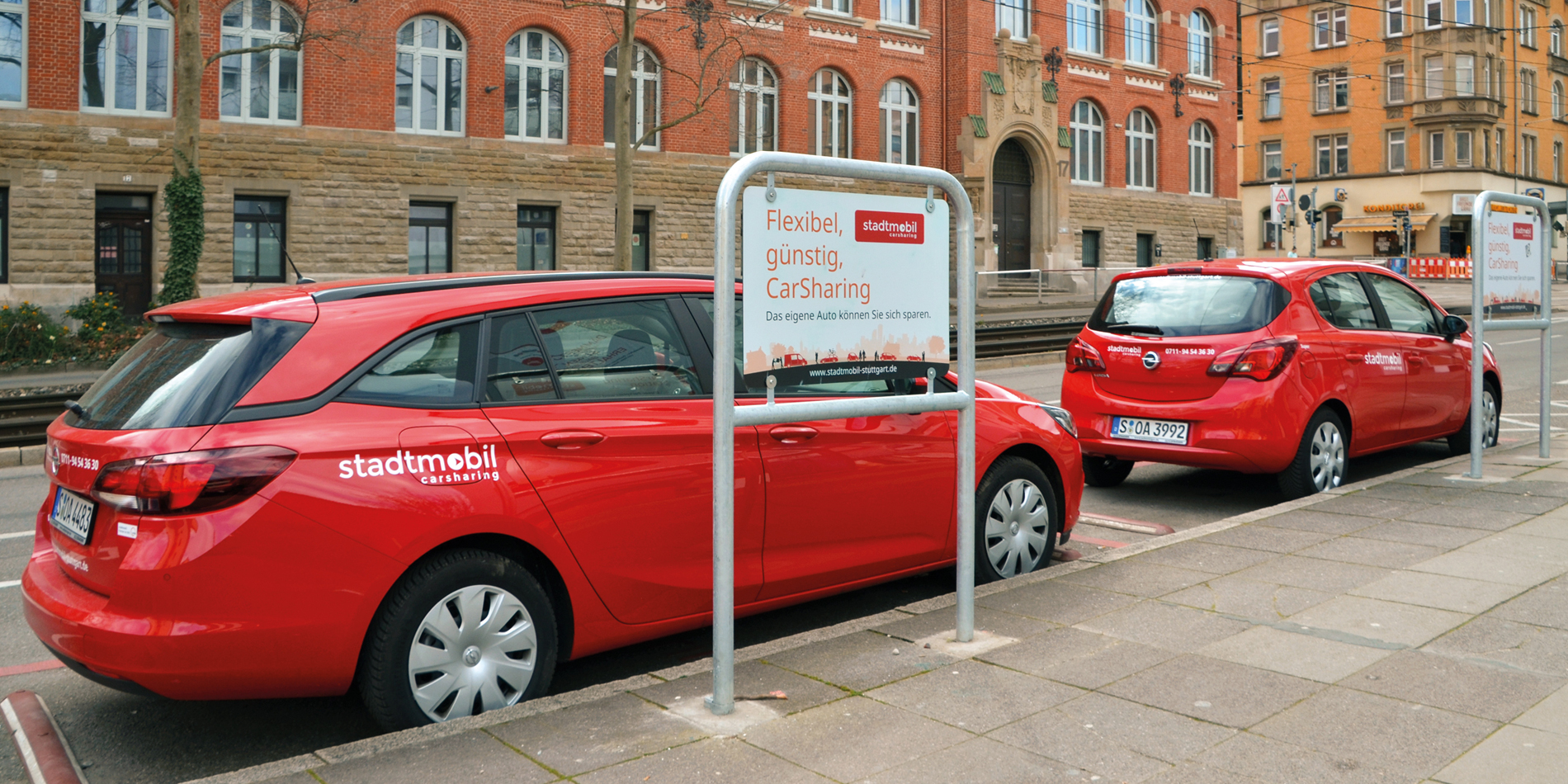 stadtmobil carsharing AG, Tübinger Str. in Stuttgart