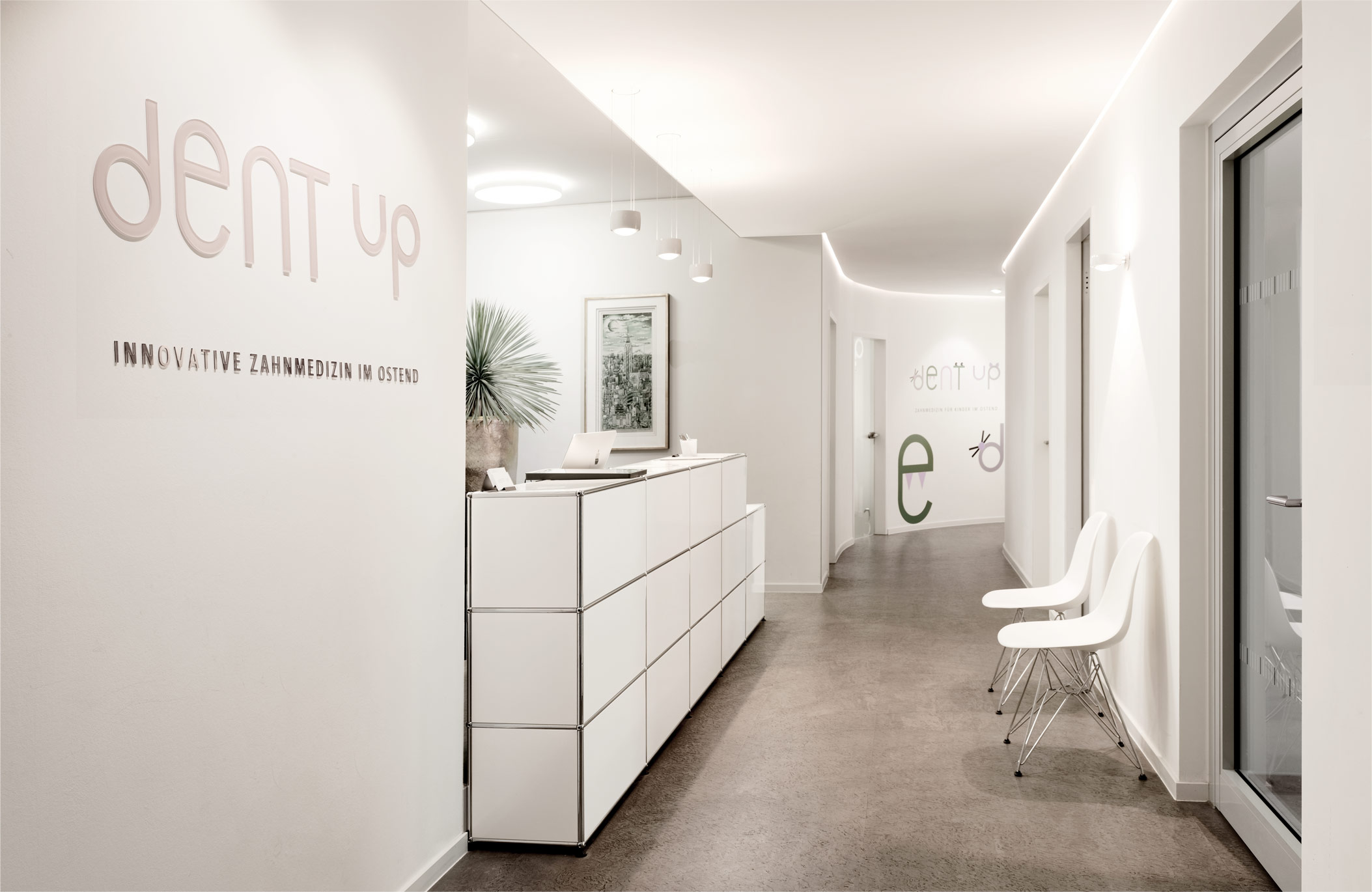 Dent up, Riedbergallee in Frankfurt am Main