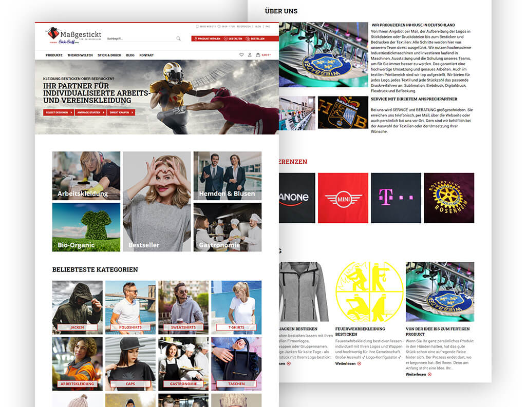 Maßgestickt Textilveredelung GbR, Hermann-Petersilge-Str. in Bad Blankenburg