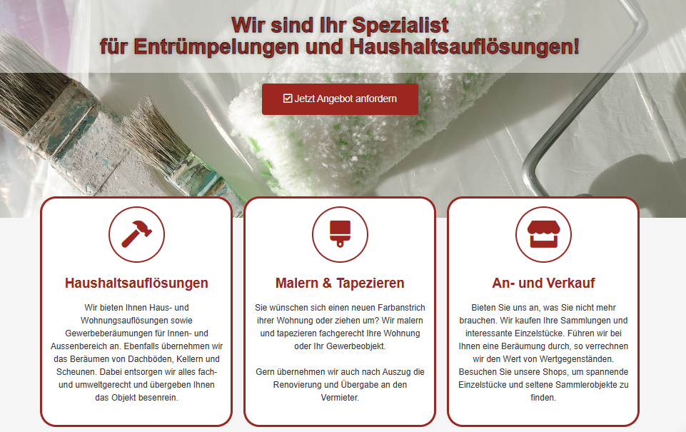 Die Beräumer, Großenhainer Str. in Dresden