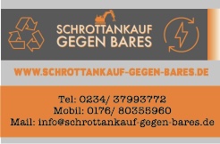 Schrottankauf gegen bares, Am kortländer in Bochum