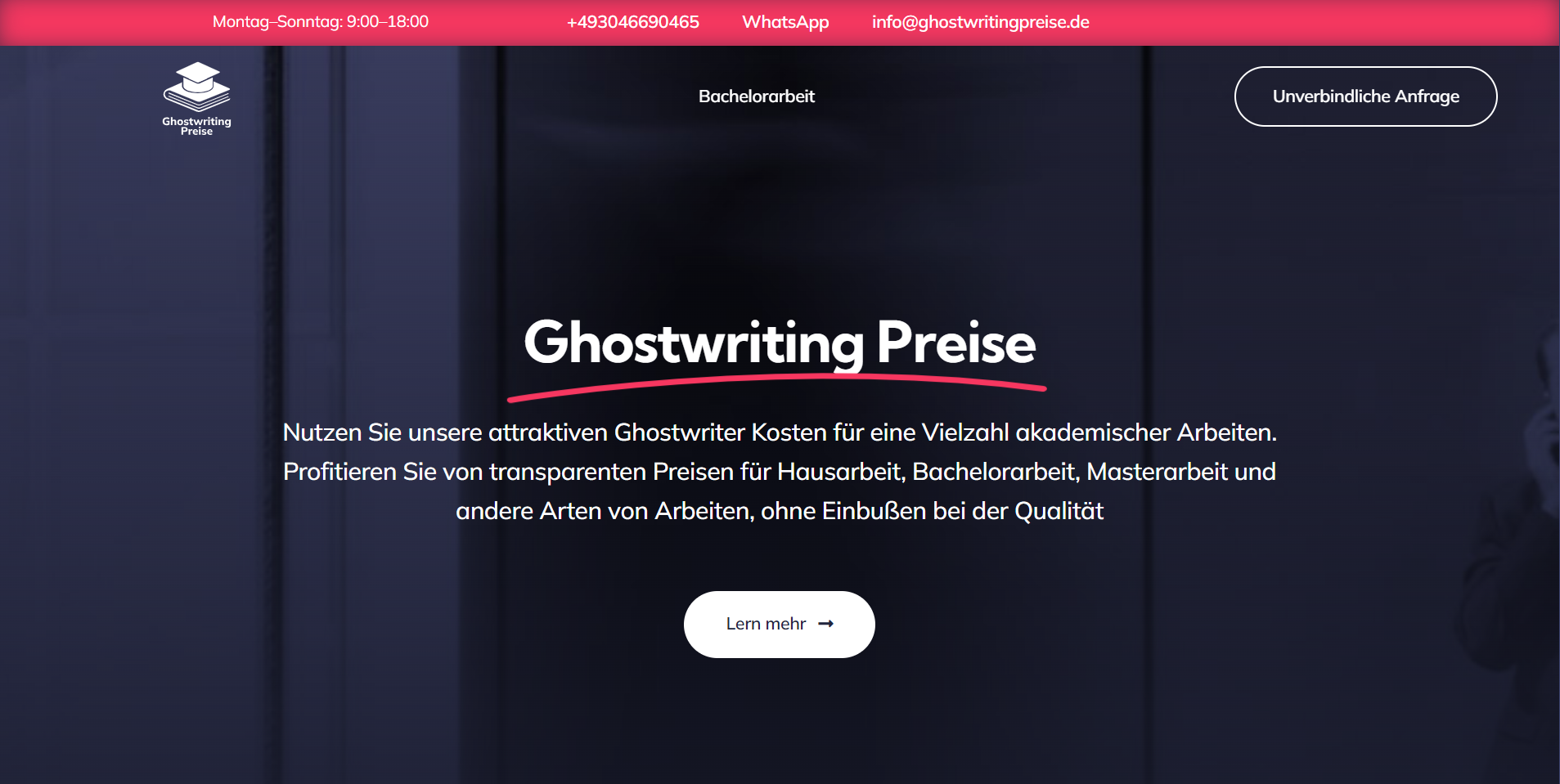 GhostwritingPreise, Waßmannsdorfer Chaussee in Berlin