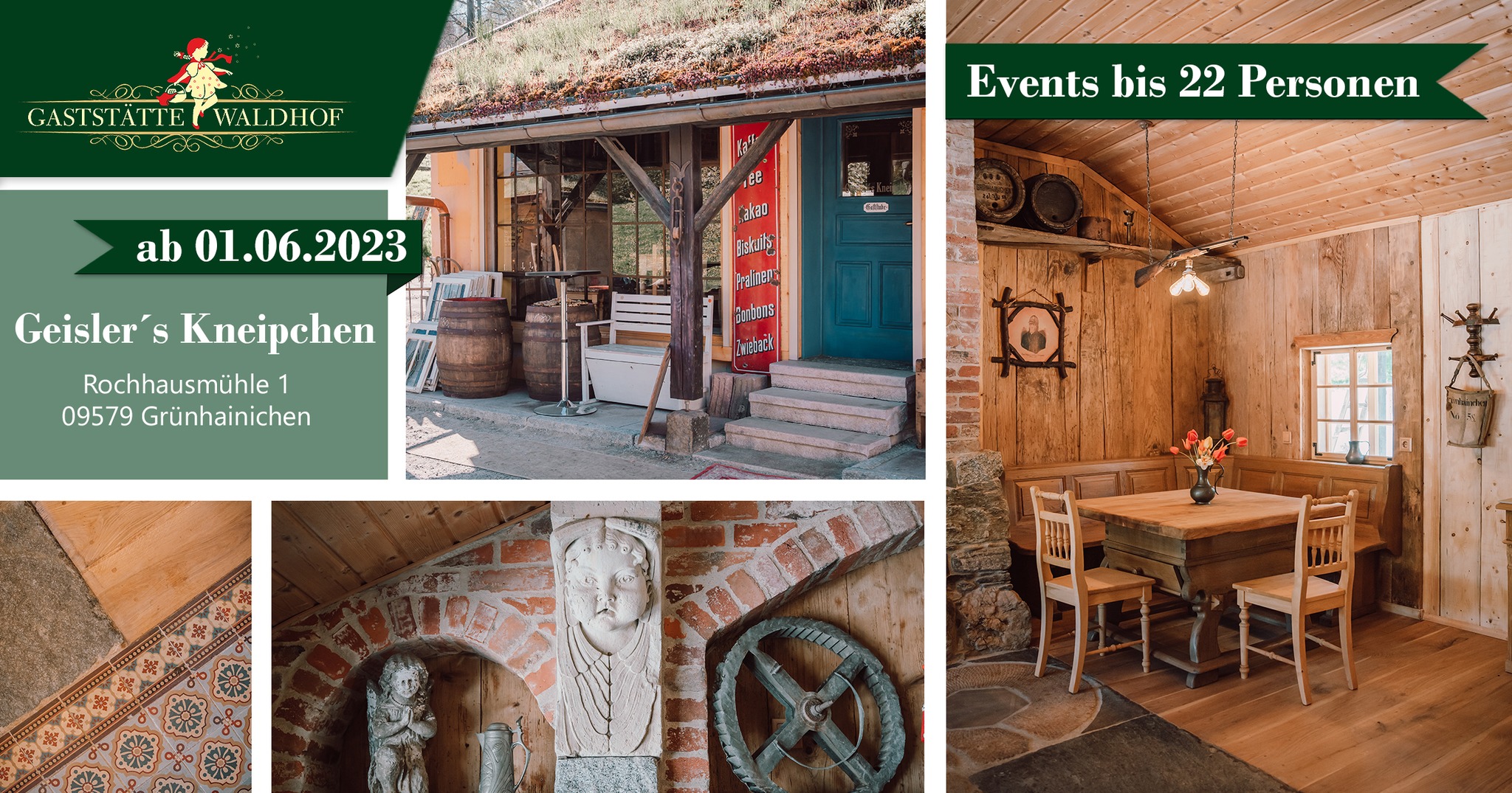 Geisler's Kneipchen, Rochhausmühle in Grünhainichen