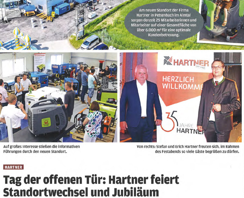 Hartner Aggregate und Industrietechnik GmbH, Emesbergstraße in Pettenbach