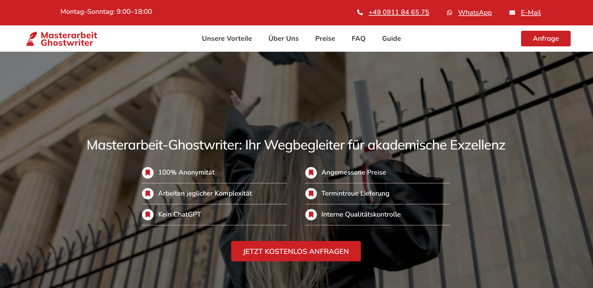 Masterarbeit Ghostwriter, Kantstraße in Nürnberg