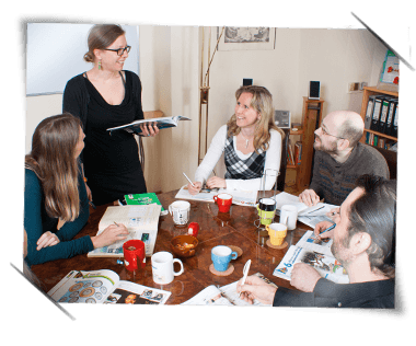 Das Sprachwohnzimmer, Karl-Liebknecht-Strasse in Leipzig