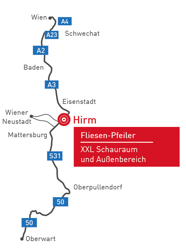 Pfeiler Fliesen GmbH, Bacherstraße in Hirm