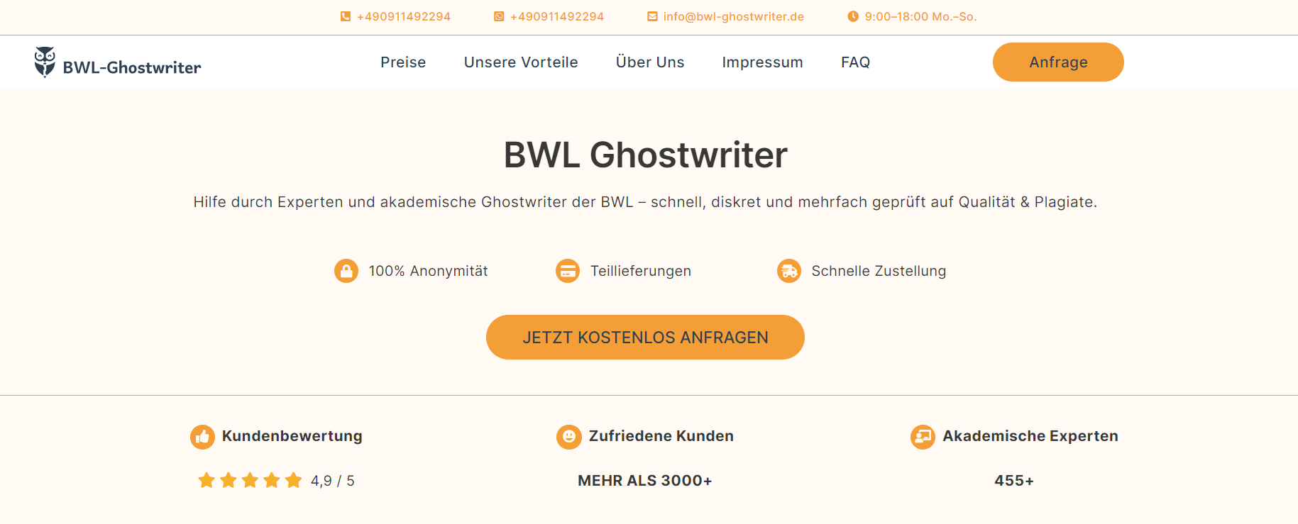 BWL Ghostwriter, Kantstrasse in Nürnberg