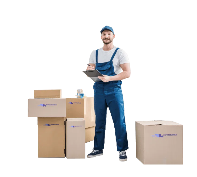 Expressumzug Zimmermann, Rheinstraße in Frankfurt