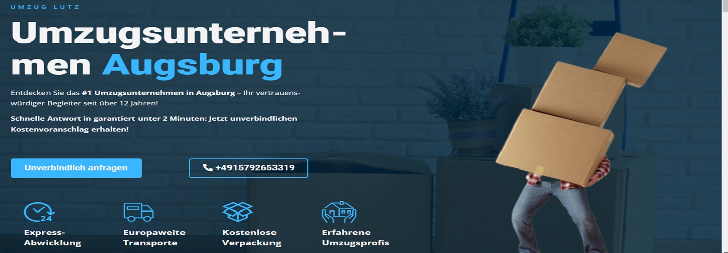 Umzug Lutz, Am Mittleren Moos 36 in Augsburg