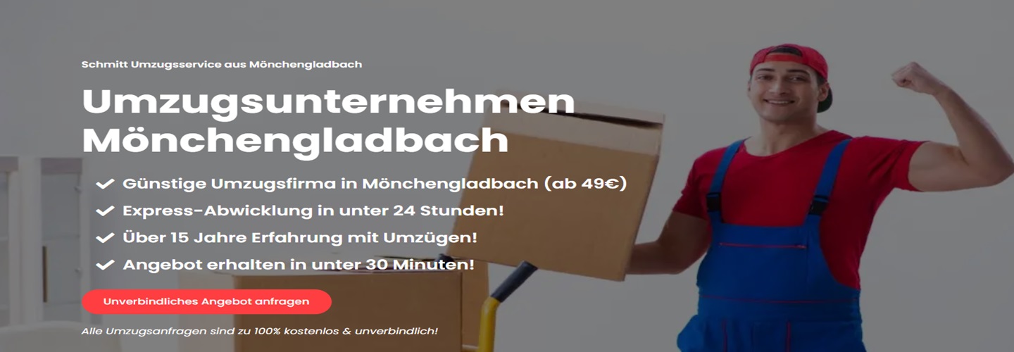 Schmitt Umzugsservice, Brucknerallee 145 in Mönchengladbach