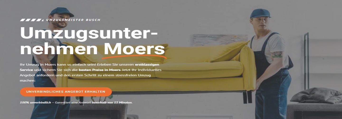 Umzugsmeister-Busch, Bonifatiusstraße in Moers