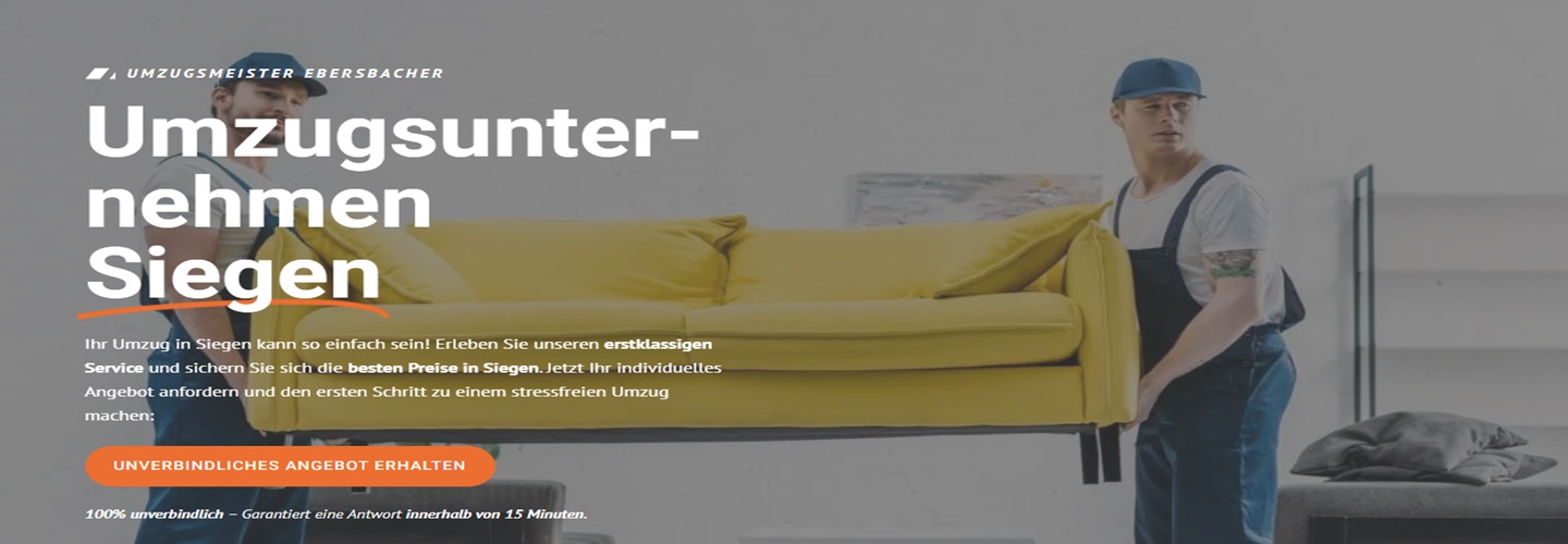Umzugsmeister Ebersbacher, Charlottenstraße 13 in Siegen