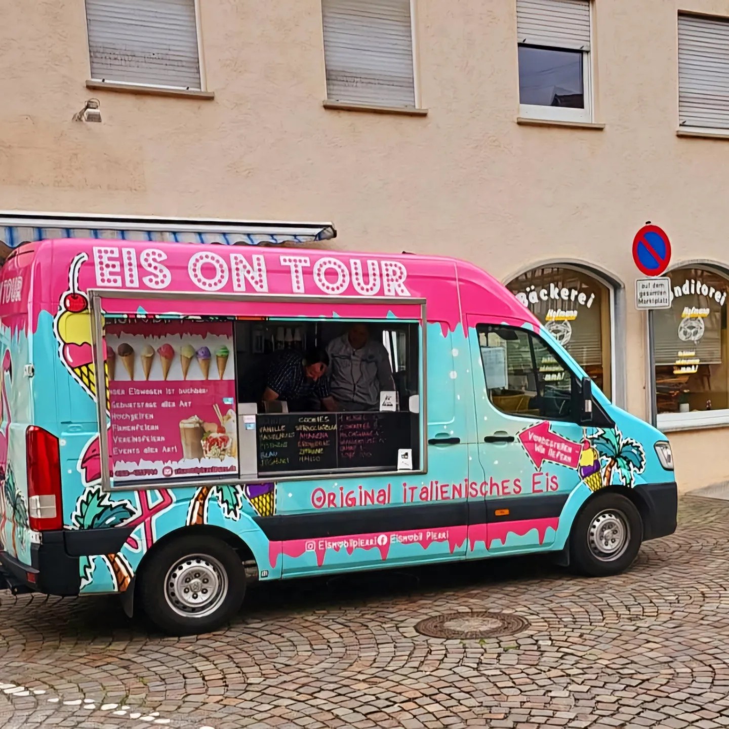 Eismobil Pierri - ORIGINAL ITALIENISCHES EIS, Margarethenstraße in Sulzbach an der Murr