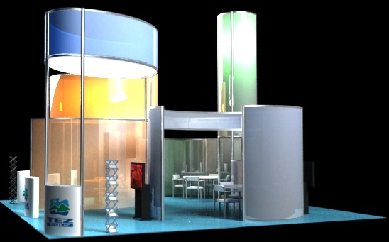 Modulare Displays, Am Kirchberg in Sonnen