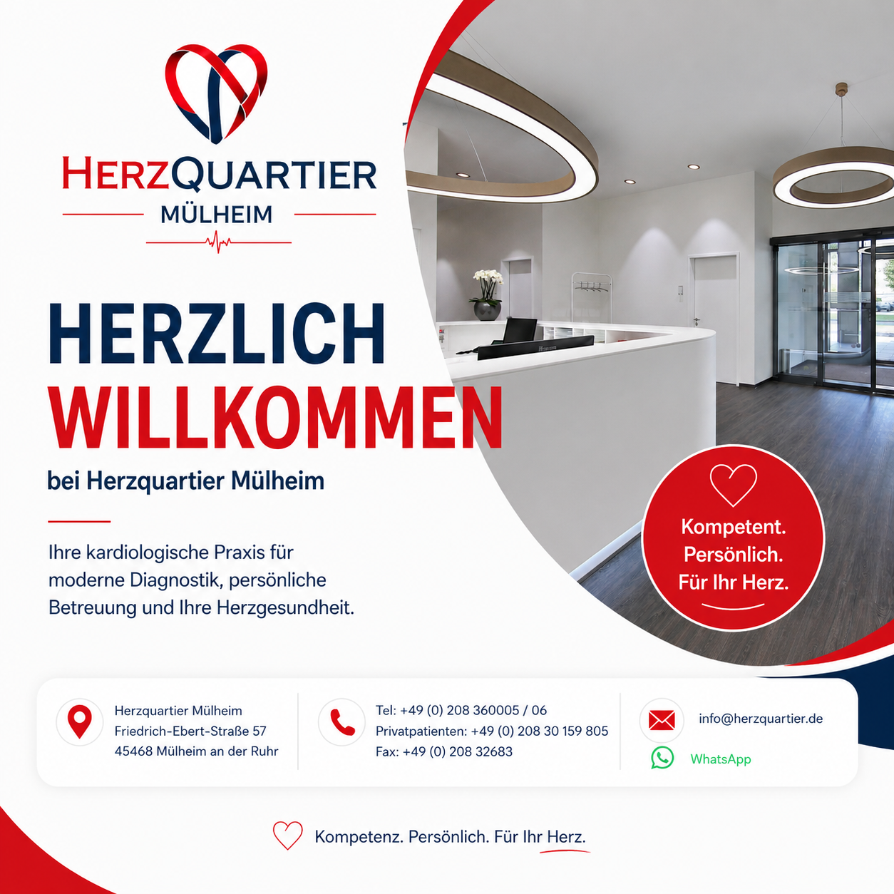 Herzquartier Mülheim, Friedrich-Ebert-Straße in Mülheim an der Ruhr