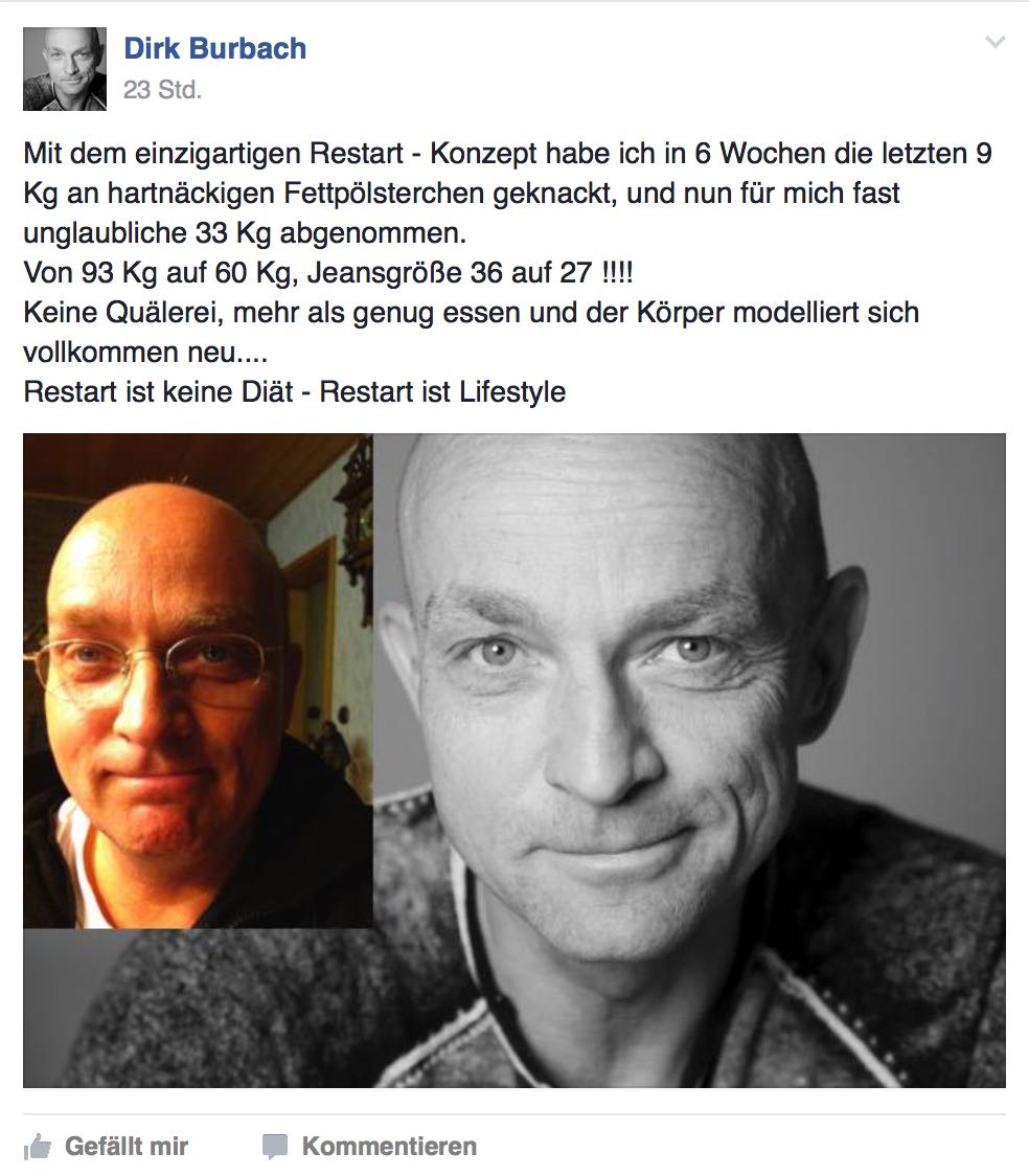 restart your life - Mehr essen, weniger wiegen!, Hauptstr. in Heiligenhaus