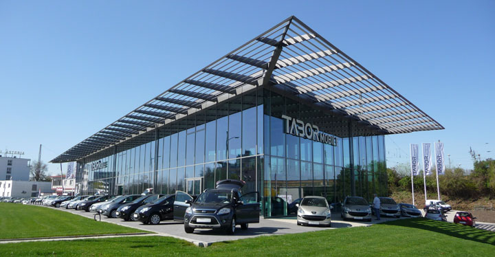 Autohaus Tabor, Straßburger Straße in Kehl