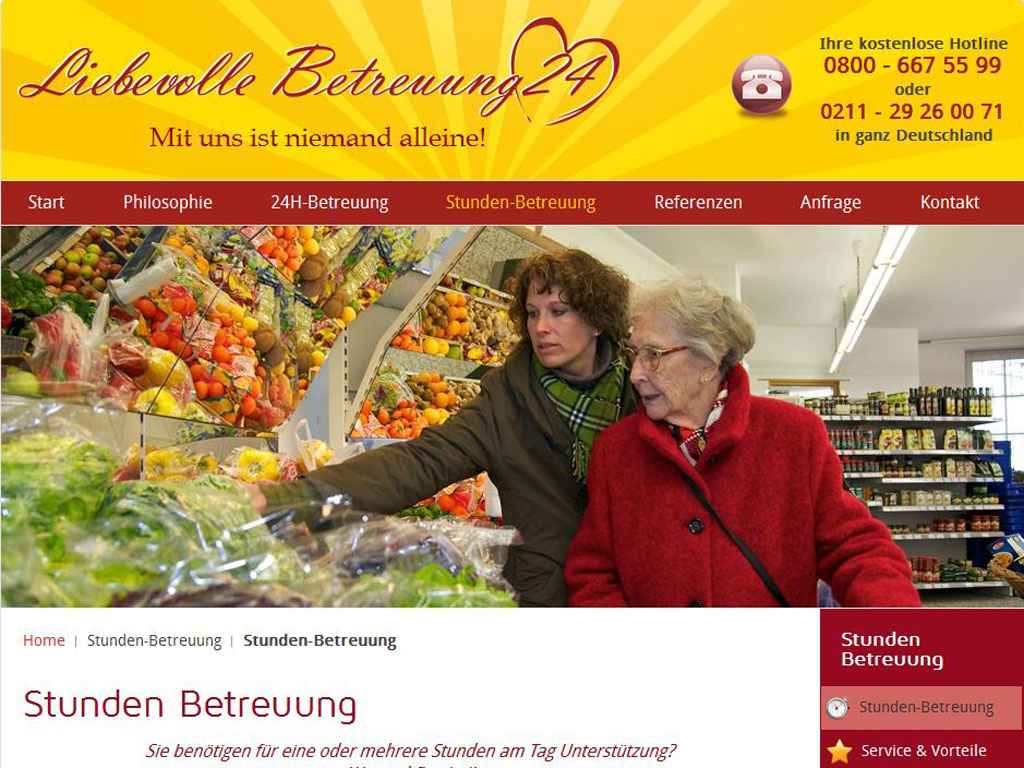 Liebevolle - Betreuung 24, Becherstr. in Düsseldorf