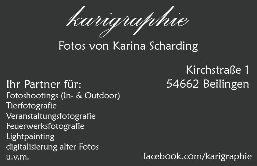 karigraphie - Fotos von Karina Scharding, Kirchstraße in Beilingen