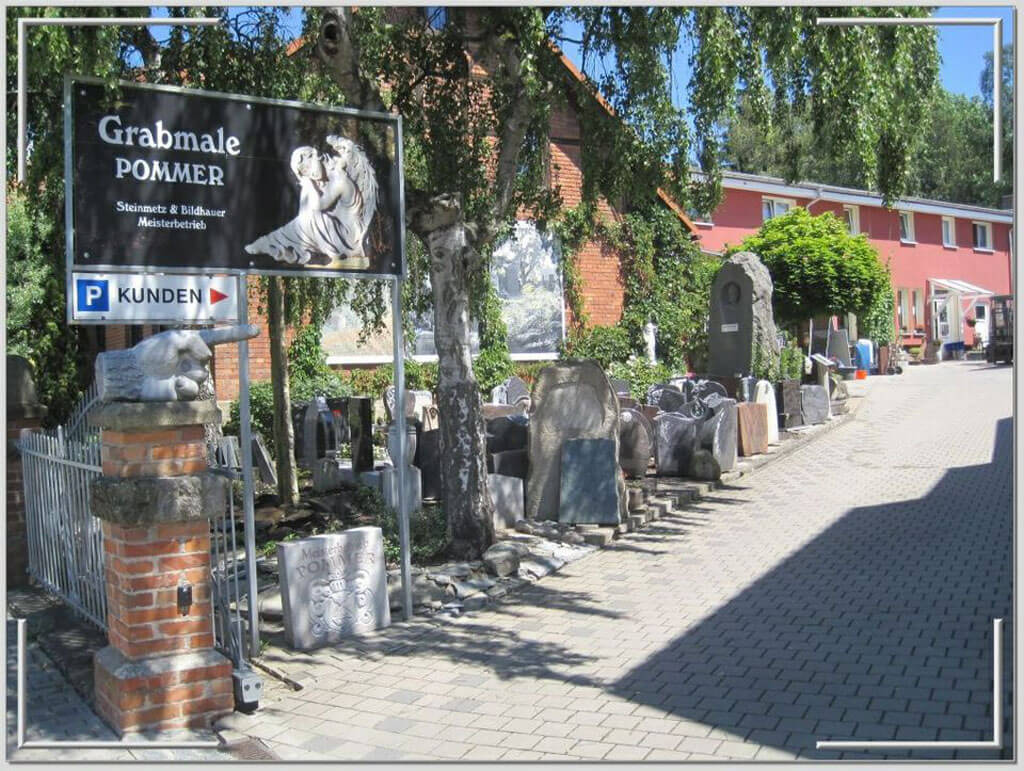 Grabmale Pommer: Steinmetz & Bildhauer Meisterbetrieb, Schleusingen Straße in Hildburghausen