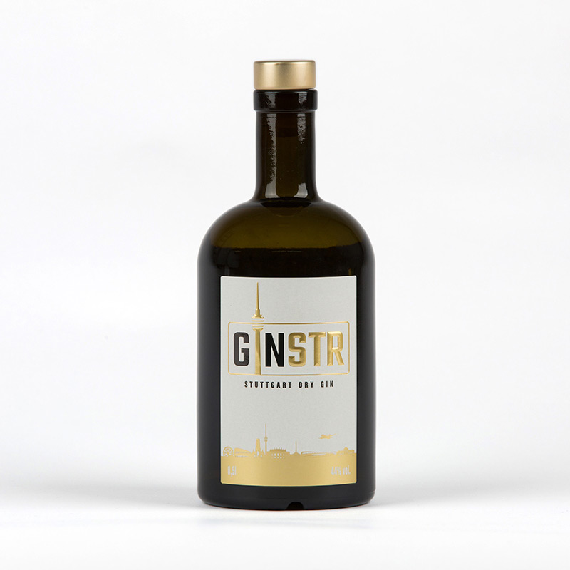 GINSTR - STUTTGART DRY GIN, Fichtelbergstraße in Stuttgart