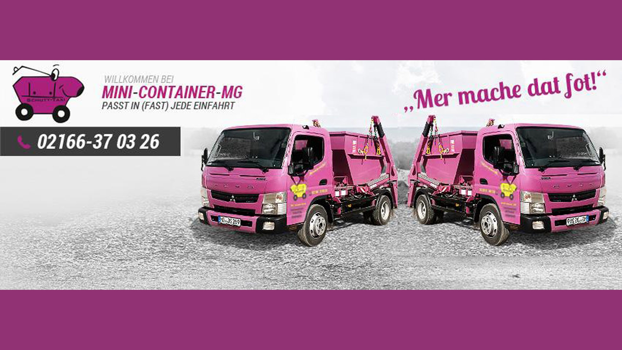 Mini-Container MG GmbH, Klusenstraße in Mönchengladbach