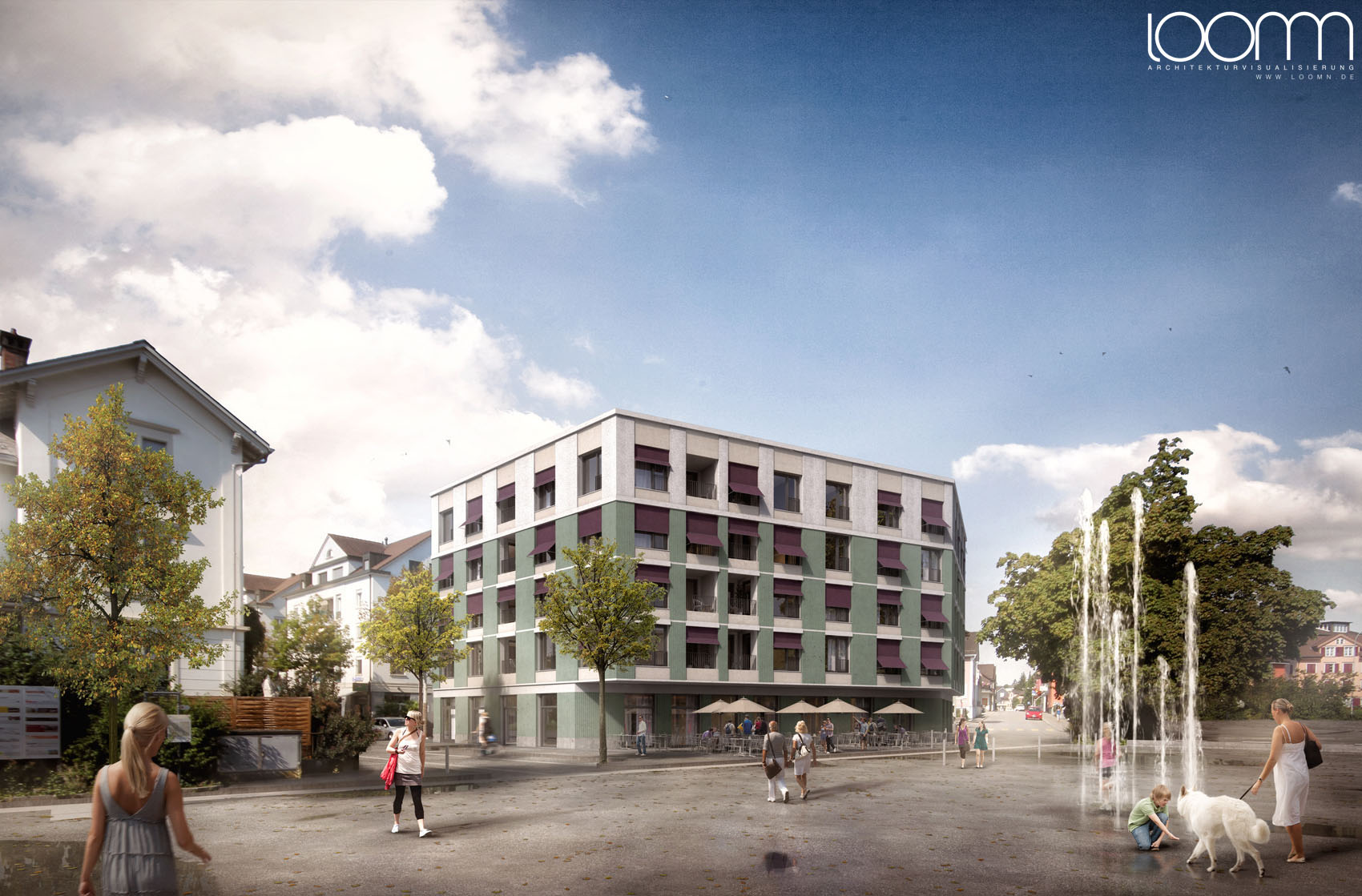 3D Visualisierung loomn, Blessenstätte in Gütersloh