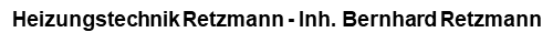 Heizungstechnik Retzmann - Inh. Bernhard Retzmann, Hohes Gestade in Nürtingen