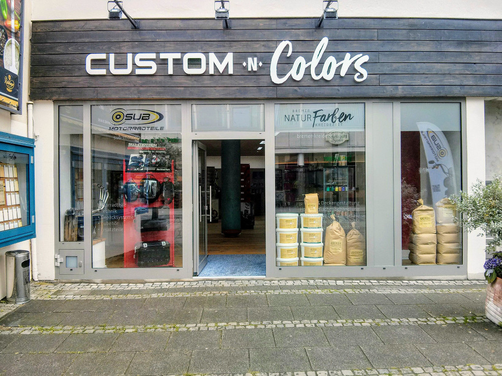 Bremer Kreidezeit Naturfarben, Ostertorsteinweg in Bremen